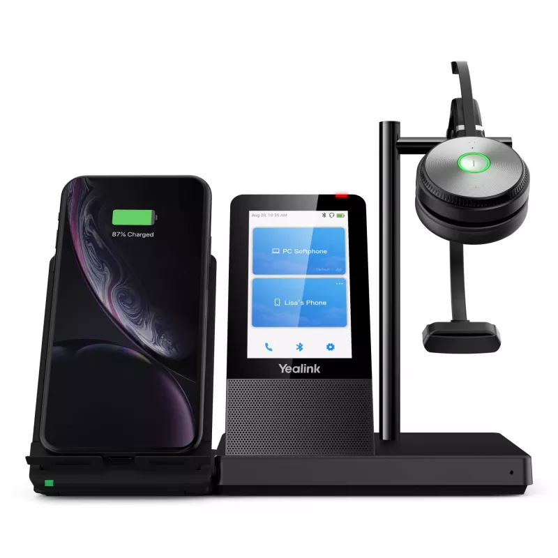 Headset sem fios Yealink WH66 Mono UC-DECT
