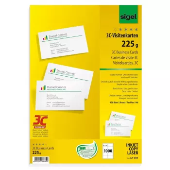 Cartão de visita Sigel LP797