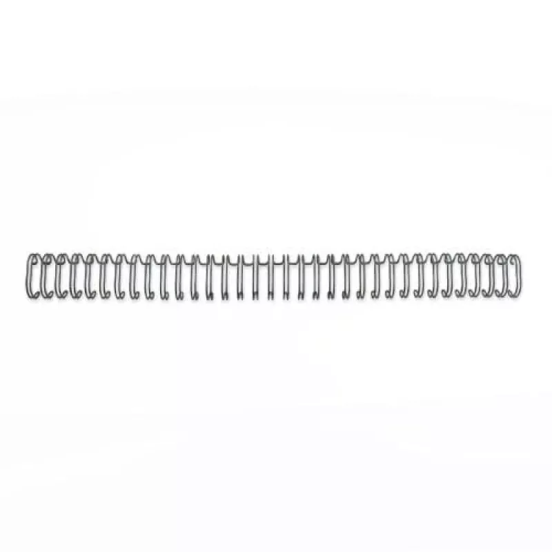 GBC WireBind RG810410 arames de encadernação, 6 mm, 34 argolas, A4, 55 folhas, 100 unidades, pretos