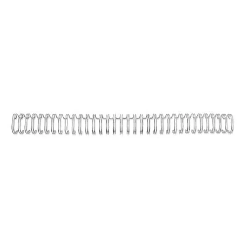 GBC pentes de arame 3:1 NO4 6mm A4, prateado, 3 folhas, metal, A4, 6 mm, 320 mm