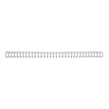 GBC pentes de arame WireBind 3:1 NO5 8mm A4, prateado, 3 folhas, metal, A4, 8 mm, 318 mm
