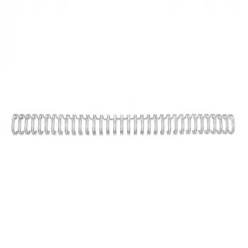 GBC pentes de arame WireBind 3:1 NO5 8mm A4, prateado, 3 folhas, metal, A4, 8 mm, 318 mm