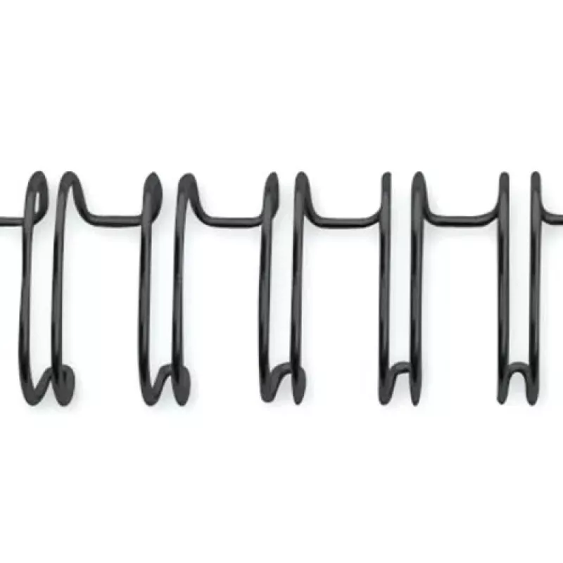 GBC WireBind RG810597 arames de encadernação, 8 mm, 34 argolas, A4, 70 folhas, 100 unidades, prateados