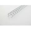 GBC WireBind RG810697 arames de encadernação, 9,5 mm, 34 argolas, A4, 85 folhas, 100 unidades, prateados