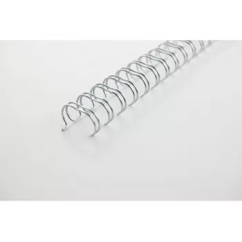 GBC pentes de arame WireBind 3:1 NO6 9,5 mm A4, prateado, 3 folhas, metal, A4, 9,5 mm, 316 mm