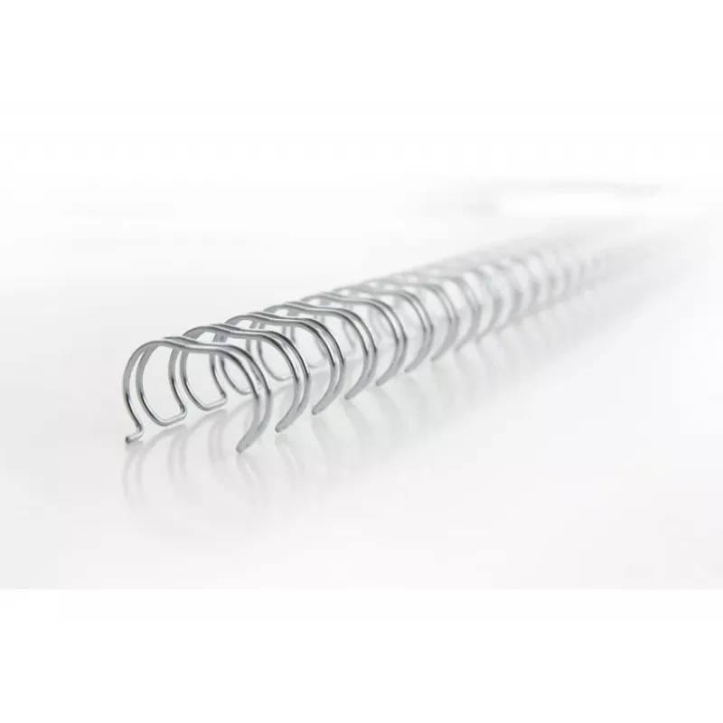 GBC WireBind RG810697 arames de encadernação, 9,5 mm, 34 argolas, A4, 85 folhas, 100 unidades, prateados