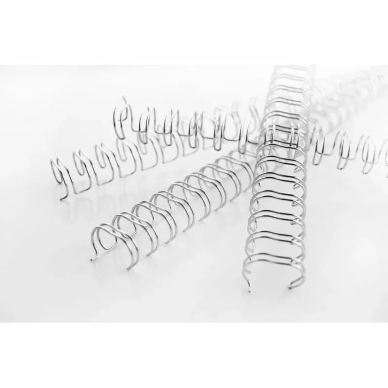 GBC WireBind RG810697 arames de encadernação, 9,5 mm, 34 argolas, A4, 85 folhas, 100 unidades, prateados