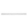 GBC pentes de arame WireBind 3:1 NO8 12,5 mm A4, prateado, 3 folhas, metal, A4, 1,25 cm, 280 mm