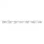 GBC WireBind RG810997 espirais de arame, 14 mm, 34 argolas, A4, 125 folhas, 100 un., prateadas
