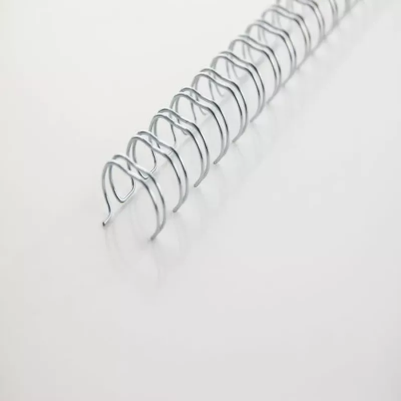 GBC WireBind RG810997 espirais de arame, 14 mm, 34 argolas, A4, 125 folhas, 100 un., prateadas