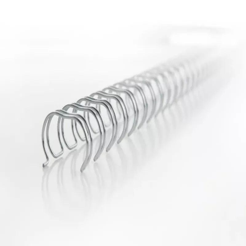 GBC WireBind RG810997 espirais de arame, 14 mm, 34 argolas, A4, 125 folhas, 100 un., prateadas