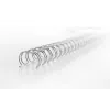 GBC WireBind espirais de encadernação 5 mm, 34 argolas, A4, 35 folhas, prateado, 100 unid. (2101007E)