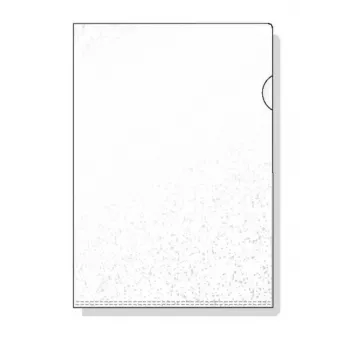 Dossiê de argolas Rexel Embossed A4 transparente (100), A4, polipropileno (PP), transparente, 100 unid., 221 mm, 311 mm