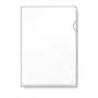 Dossiê de argolas Rexel Embossed A4 transparente (100), A4, polipropileno (PP), transparente, 100 unid., 221 mm, 311 mm