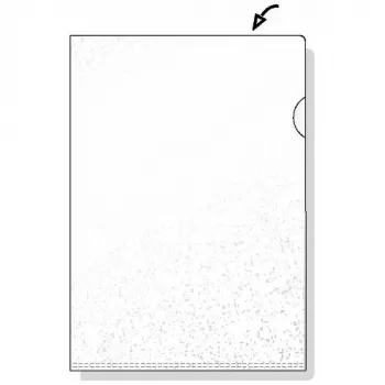 Dossiê de argolas Rexel Embossed A4 transparente (100), A4, polipropileno (PP), transparente, 100 unid., 221 mm, 311 mm