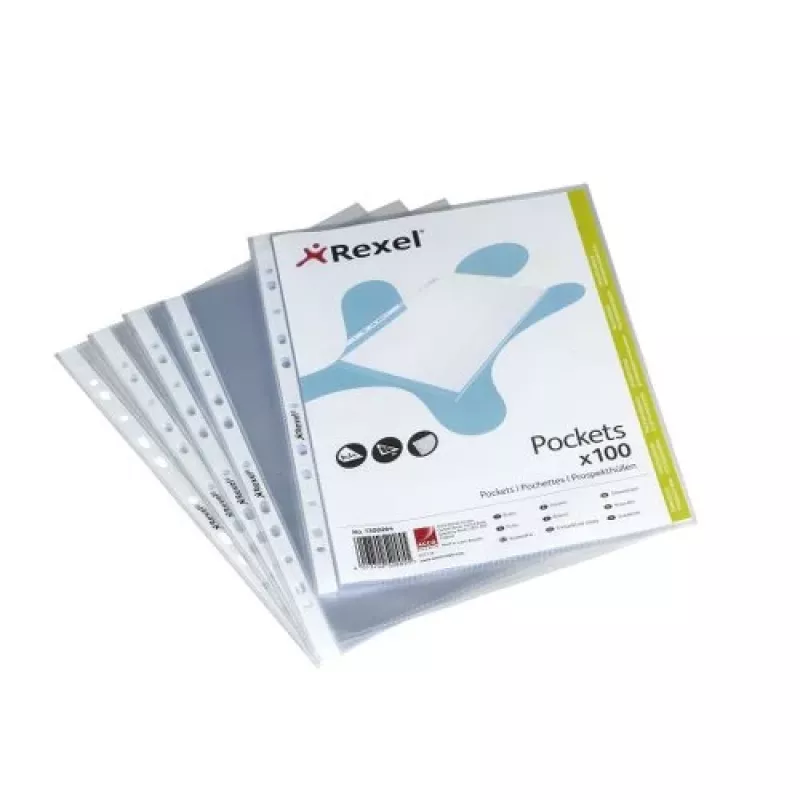 Capas transparentes Rexel Premium A5 abertura superior transparente (100), transparente, 175 mm, 225 mm, 25 mm
