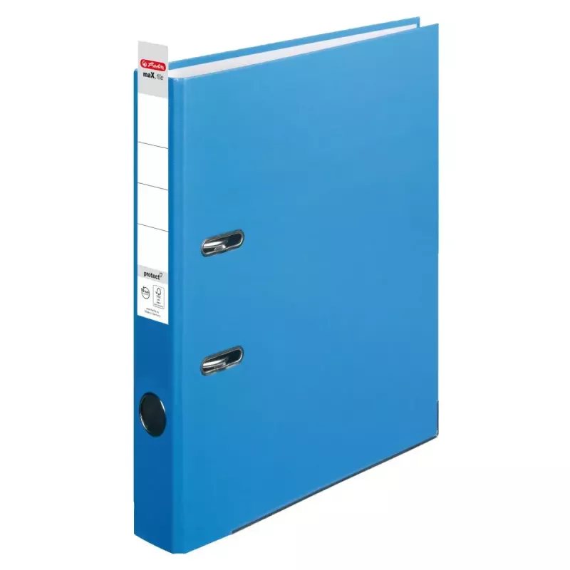 Dossiê de argolas Herlitz maX.file A4 azul