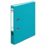 Caderno de argolas Herlitz maX.file A4 turquesa polipropileno