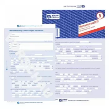 Papel de registo Avery 2875