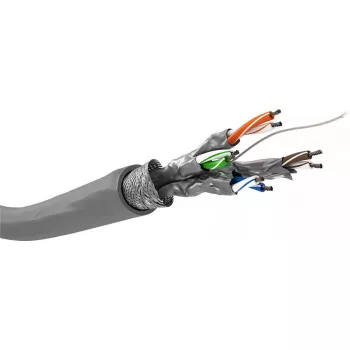 Cabo de rede Goobay CAT 6 S/FTP PiMF cinzento 305 m