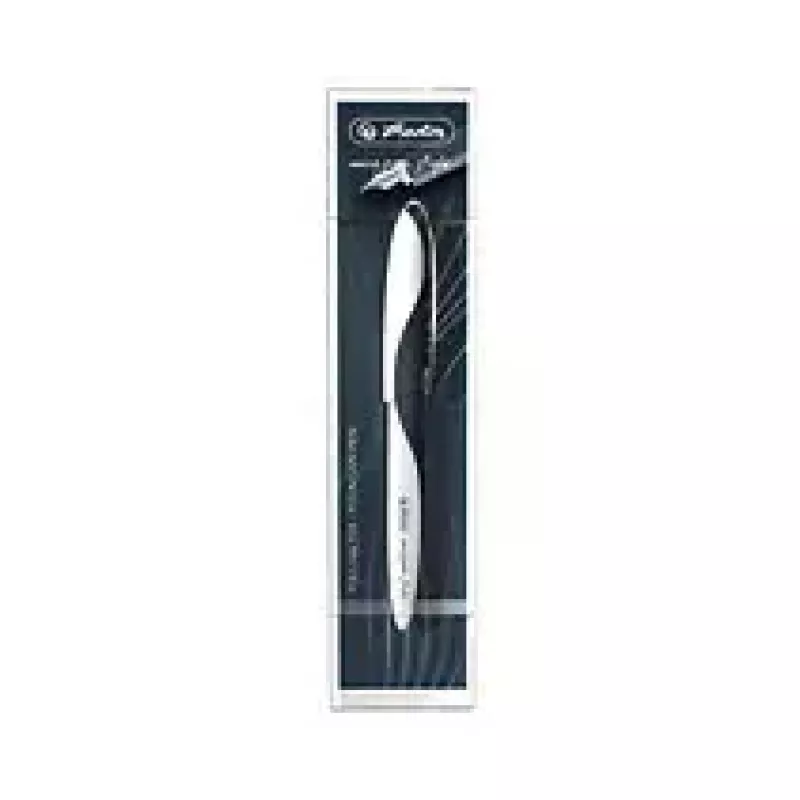 Caneta de tinta permanente Herlitz 11357241 preto branco