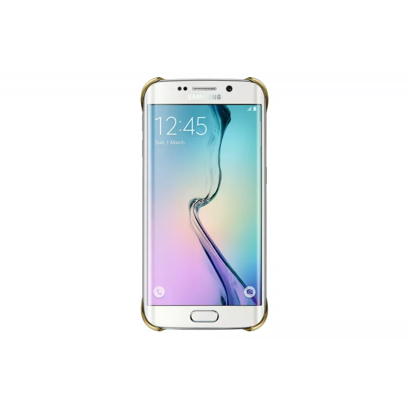 Capa para telemóvel Samsung EF-QG925B dourado, transparente