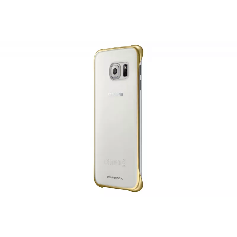 Capa para telemóvel Samsung EF-QG925B dourado, transparente