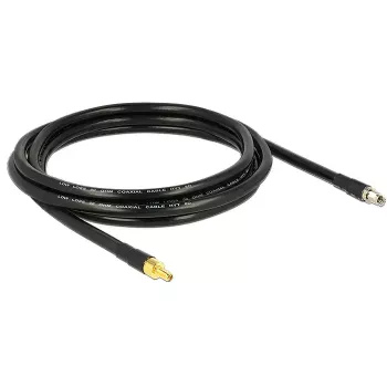 Cabo coaxial DeLOCK 13015 3m RP-SMA preto