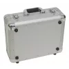 Hardcase Roadinger 30122056 prateado para discos de vinil 425x380x175mm