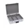 Hardcase Roadinger 30122056 prateado para discos de vinil 425x380x175mm