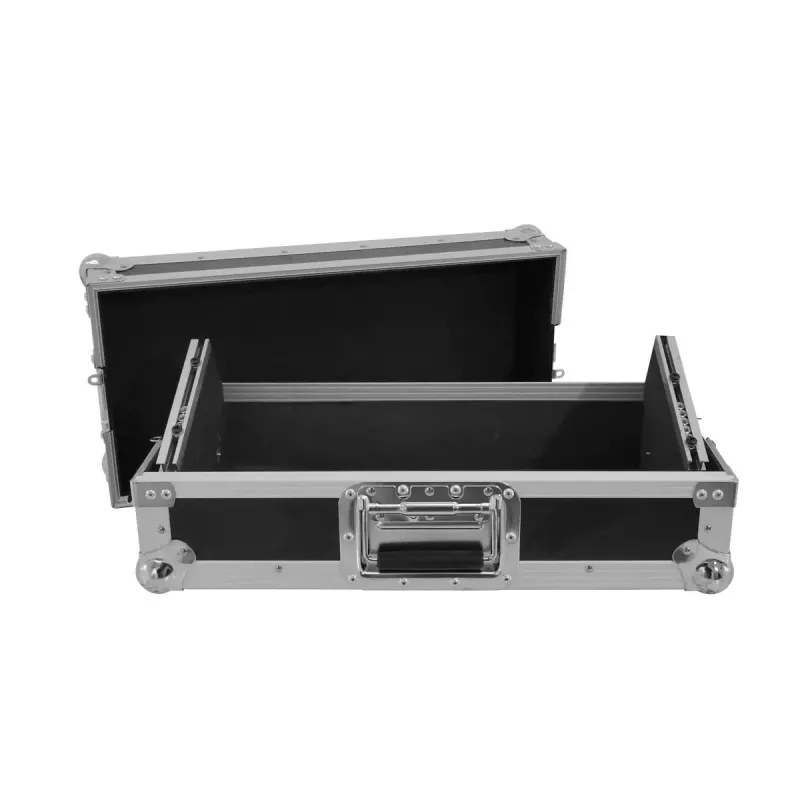 Flightcase Roadinger 30111570 contraplacado preto prateado 5,7 kg