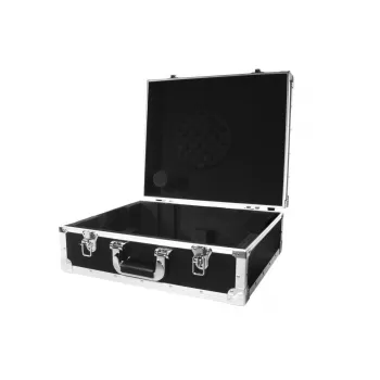Flightcase Roadinger 30123220 contraplacado preto prateado 4,2 kg