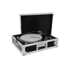 Hardcase Roadinger 30123310 para gira-discos contraplacado preto prateado