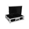 Hardcase Roadinger 30123310 para gira-discos contraplacado preto prateado