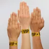Pulseira para eventos Sigel EB217 dourado