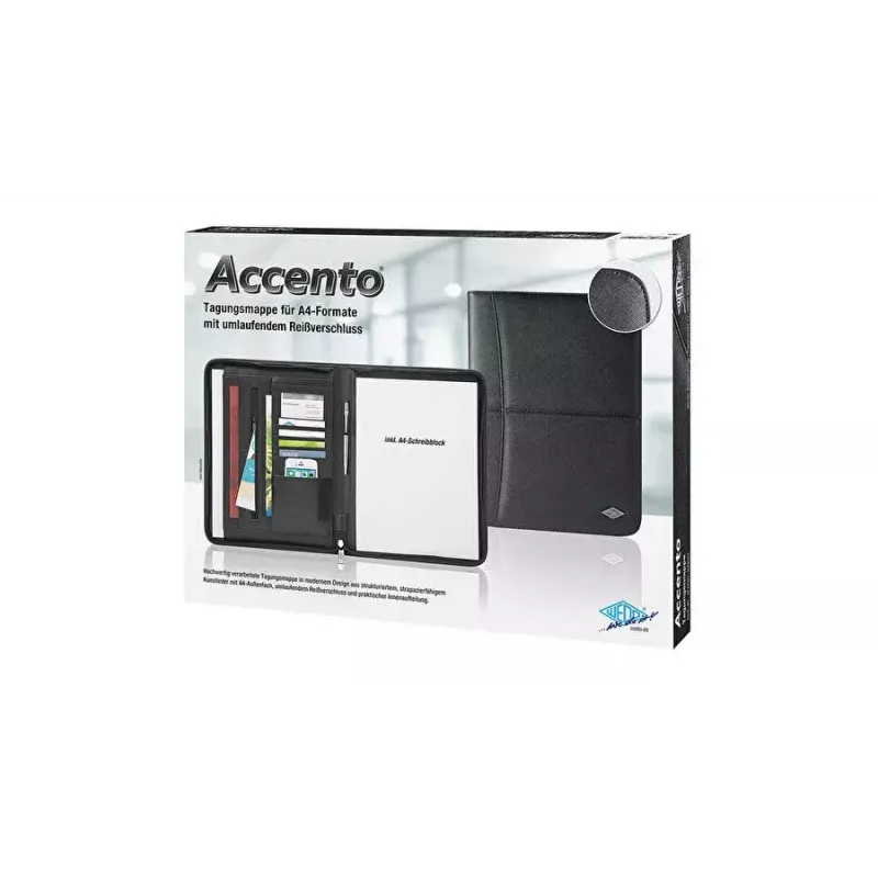Organizador pessoal WEDO 58 64301 pele preto