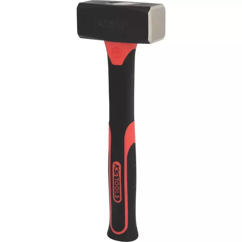 Marreta KS Tools 142.5101 cabeça de aço cabo de fibra de vidro 26 cm 1,13 kg