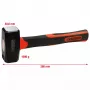 Marreta KS Tools 142.5101 cabeça de aço cabo de fibra de vidro 26 cm 1,13 kg