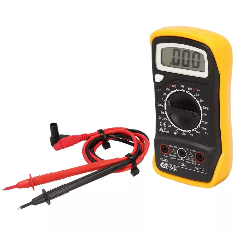 Multímetro digital KS Tools 150.1495 visor LCD 3,5 dígitos