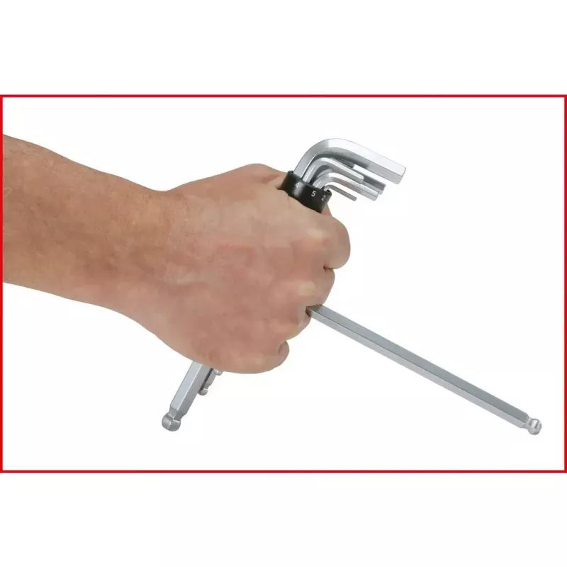 Conjunto de chaves Allen em L KS Tools 151.2100 métrico 8 unid.