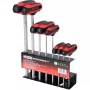 KS Tools 158.8130 ERGOTORQUEplus conjunto de chaves Allen com cabo em T, 8 peças