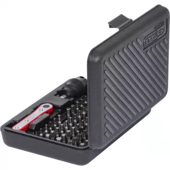 Conjunto de bits para chave de fendas KS Tools 911.2080 99 unid. níquel sextavado 25 mm