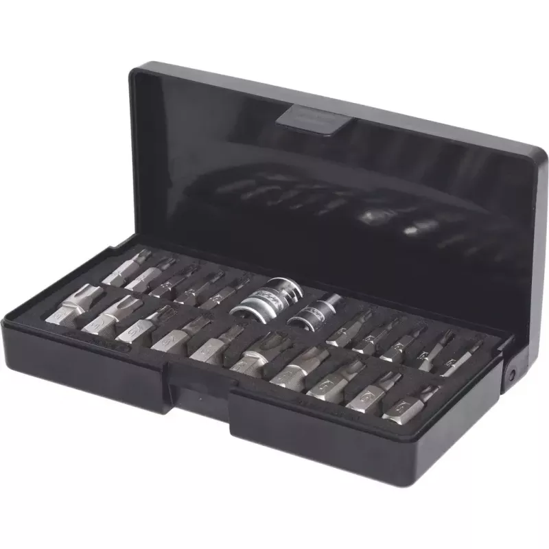 Conjunto de chaves de caixa KS Tools 911.3120 — 22 chaves de caixa de aço, 432 g
