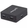 Manhattan 207652 divisor HDMI, 2 portas, 1080p, vídeo/áudio, 2x HDMI, de secretária