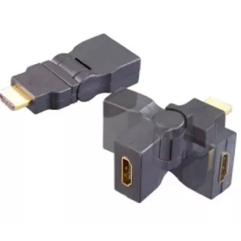 e+p HDWD 7 cabo HDMI, banhado a ouro, preto