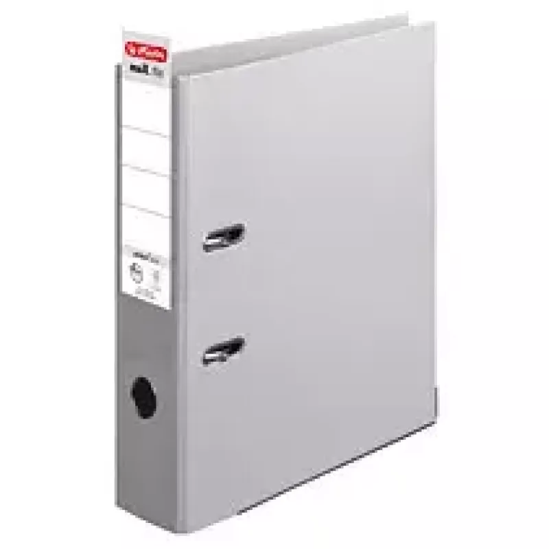 Dossier de argolas Herlitz 10834372 A4 cinzento