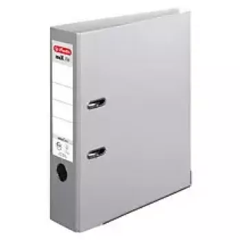 Dossier de argolas Herlitz 10834372 A4 cinzento