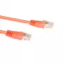 Cabo patch U/UTP CAT5E de 7 metros com fichas RJ45 ACT laranja