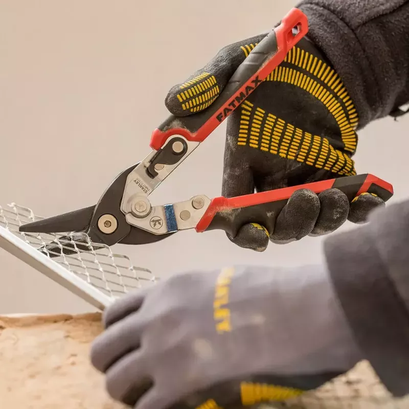 Tesoura de aviação corte esquerdo Stanley FATMAX 250mm