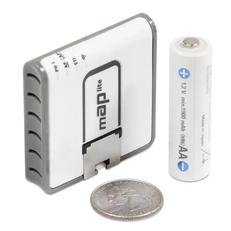 Mikrotik mAP lite, RBMAPL-2ND, 2,4 GHz, PoE, 10/100 Mbit/s, branco